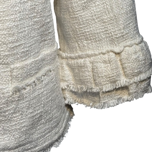 Talbots Cream Textured Blazer - Picture 3 of 10